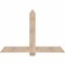 Ekena Millwork Eugene Smooth Timber Gable Bracket, Douglas Fir, 60"W x 40"H x 1 1/2"D x 5 1/2"F, 16/12 Pitch GBW060X40X0206EUG00SDF - alternate 1